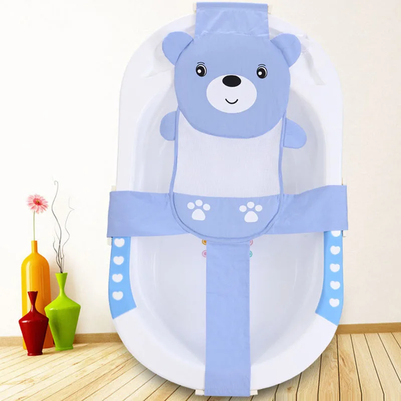 Baby Bath Net Sling for Tub Bathtub Newborn Toddler Bathing Shower Mesh Seat Support AN88 Baby Bath Net Sling for Tub Bathtub Newborn Toddler Bathing Shower Mesh Seat Support AN88