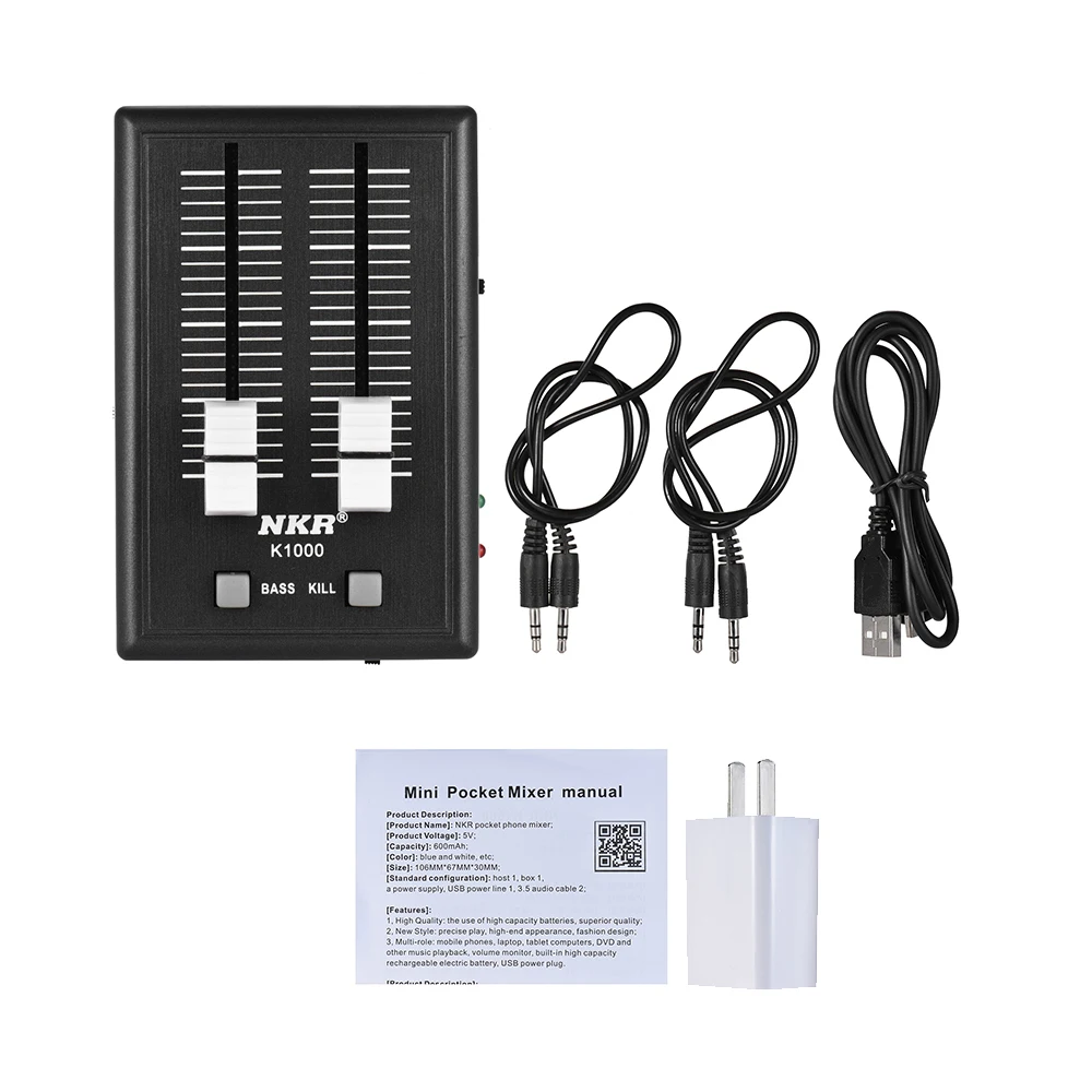 K1000 Профессиональный мини мобильный телефон аудио звуковой миксер Карманный 3 5