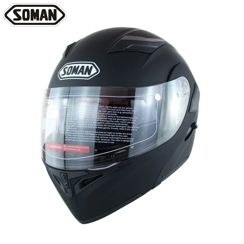 Высокое качество Soman 955 двойной объектив мотоциклетный шлем откидной модульный мотоциклетный уличный Шлем КАСКО шлем