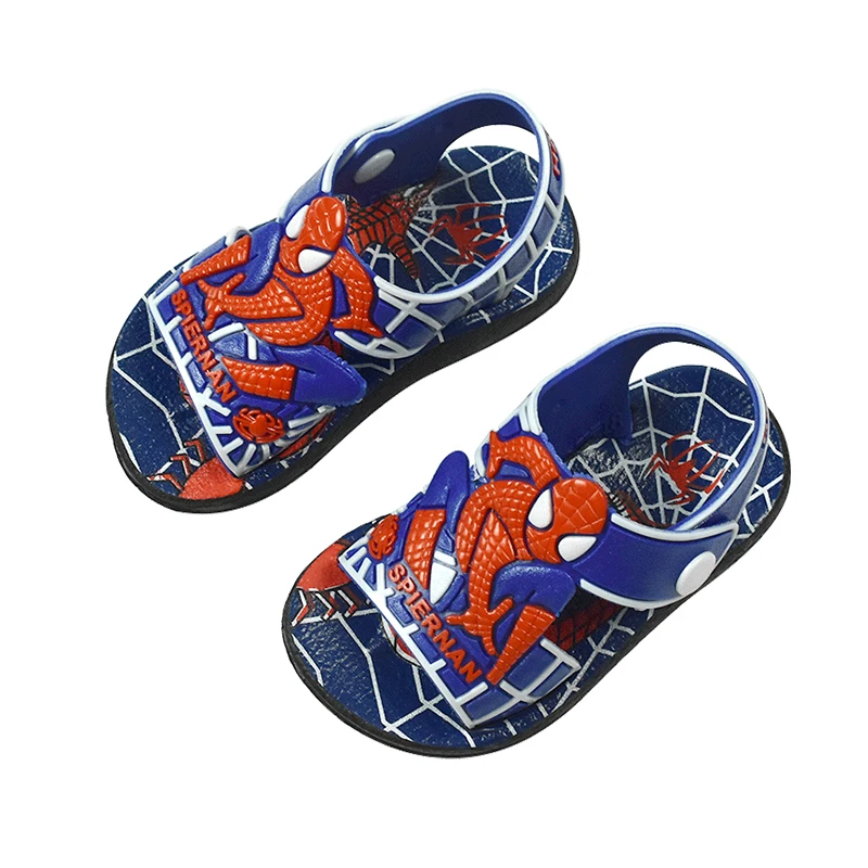 

2019 new Disney Spider-Man summer children soft bottom non-slip beach shoes boys sandals