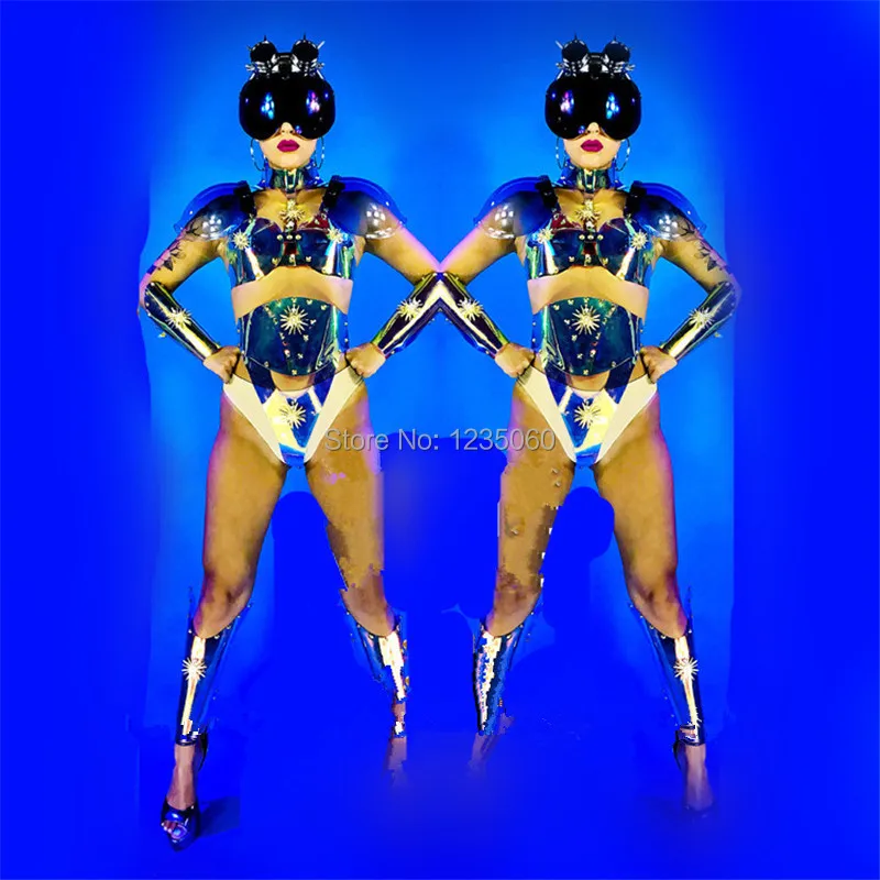Nightclub-Female-Space-Laser-Mirror-Women-Armor-Sexy-Lady-Dance-Team-Suit-With-Mirror-Helmet-Stage (1)