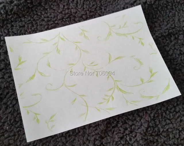 200pcs 15x21cm 5 91x8 27 printed green cirrus handmake soap soap wrapper paper