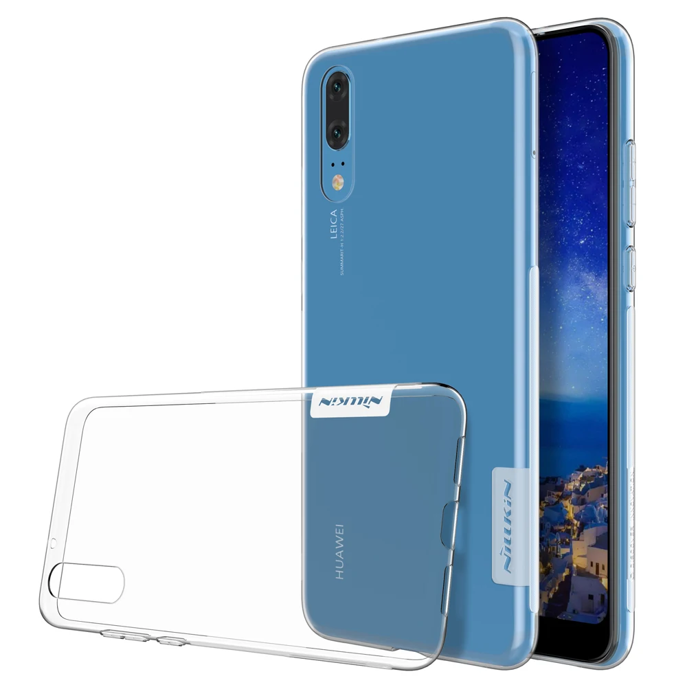 

For Huawei P20 case Huawei P20 lite case P20 pro case NILLKIN Ultra Thin Transparent Nature Clear TPU Soft Back shell cover