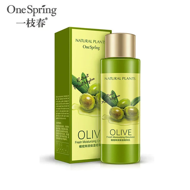 OneSpring 120ml Olive Extracts Moisturizing Lotion Tender Anti Wrinkle Face Liquid Emulsion