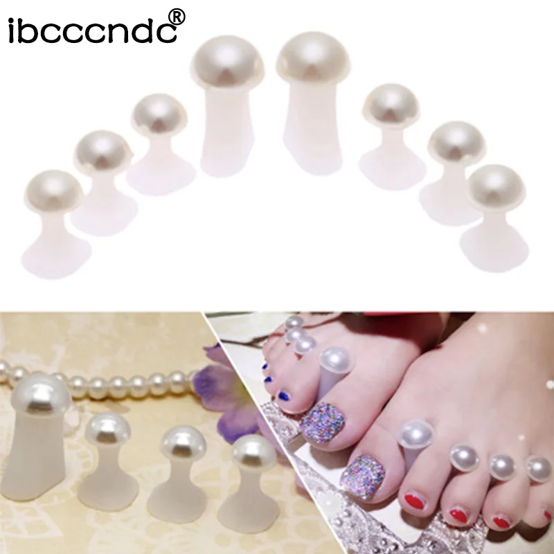 2018 New Soft Silicone Toe Separator Foot Toe Spacers 8pcs/set Toes