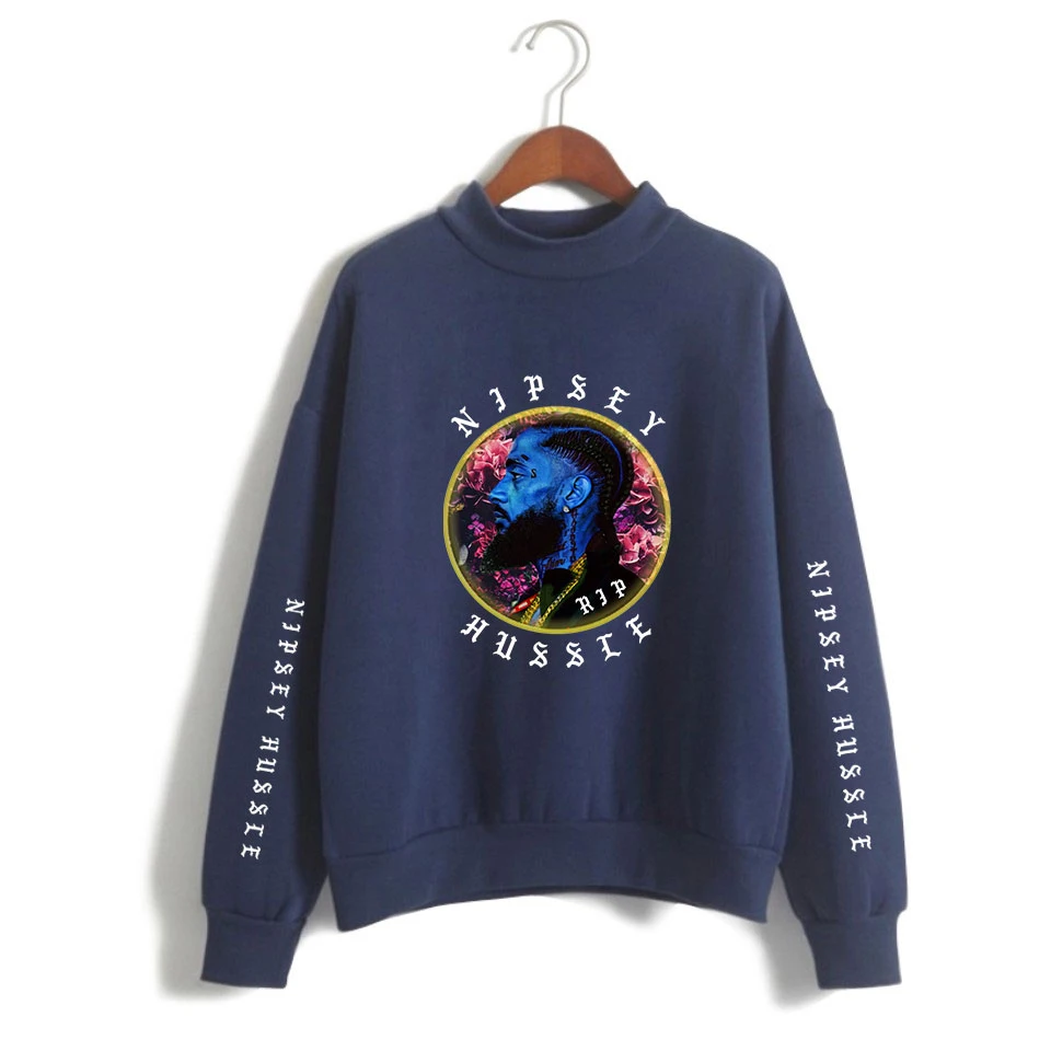 Kpop R.I.P Nipsey Hussle Women Turtleneck Hoodies Harajuku High Collar Winter Winter Sweatshirts Hoodie Hoody Women's Hooded 4XL Kpop R.I.P Nipsey Hussle Women Turtleneck Hoodies Harajuku High Collar Winter Winter Sweatshirts Hoodie Hoody Women's Hooded 4XL