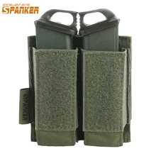 Отличный Элитный бизань тактический пистолет Molle журнал сумки военный Glock двойной зажим сумка для пейнтбола игры маленькая сумка