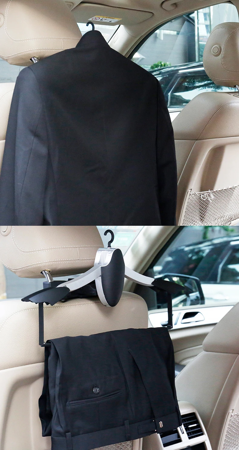 E-FOUR Автомобильная вешалка для пальто куртка костюм вешалка для одежды ABS многофункциональная автомобильная вешалка под пальто портативный складной дорожный аксессуар LADA