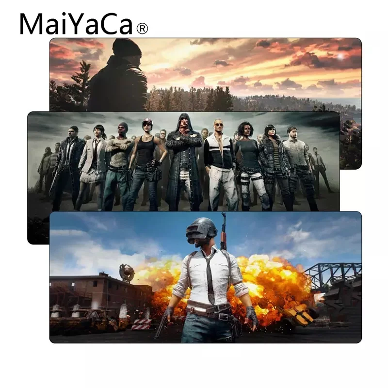  MaiYaCa Playerunknown's Battlegrounds Speed Large Pubg Gaming Mouse Pad Mat Rubber LockEdge MousePa