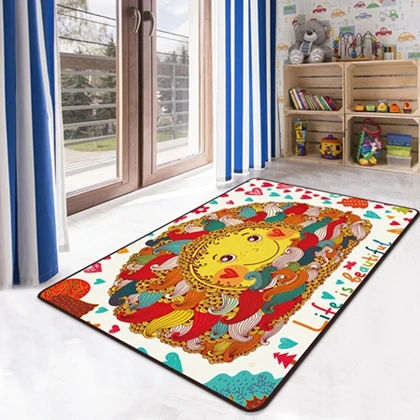 Carpet3 Мультяшный детский игровой коврик для ползания, Детский ковер, коврик с изображением животных, динозавров, интеллект, развивающий напольный коврик, детский игровой коврик - Цвет: Carpet3