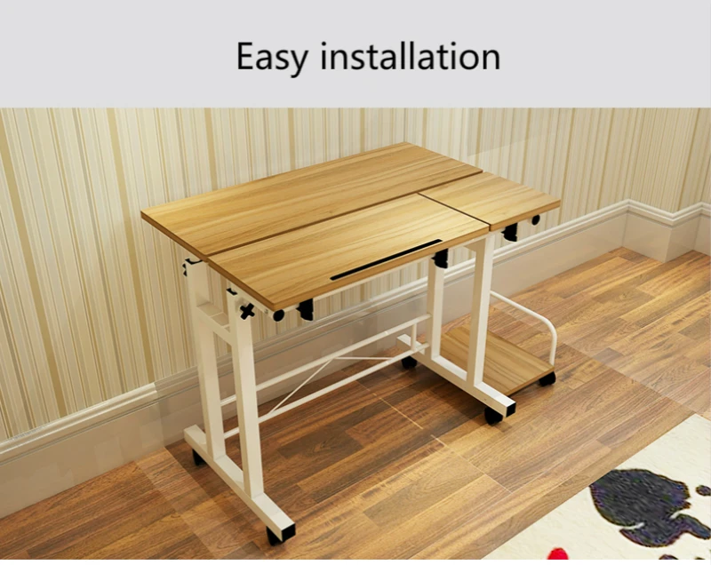 Бытовой компьютерный стол многофункциональный подвижный письменный стол простая приподнятая кровать столик для ноутбука с поддержкой хоста отрегулированный стол
