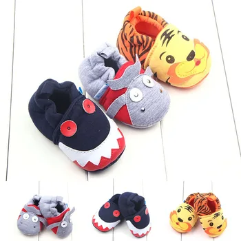 

Skid-Proof First Walkers Genuine Leather Baby Boys Girls Infant Shoes Slippers 0-6 6-12 12-18 18-24 Carton Baby Shoes