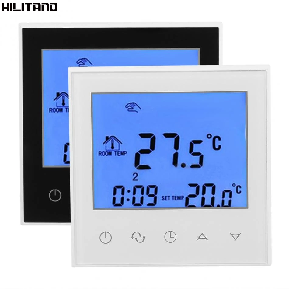 Digital Touch Screen LCD Programmable Thermostat Intelligent Temperature Controller. | Инструменты