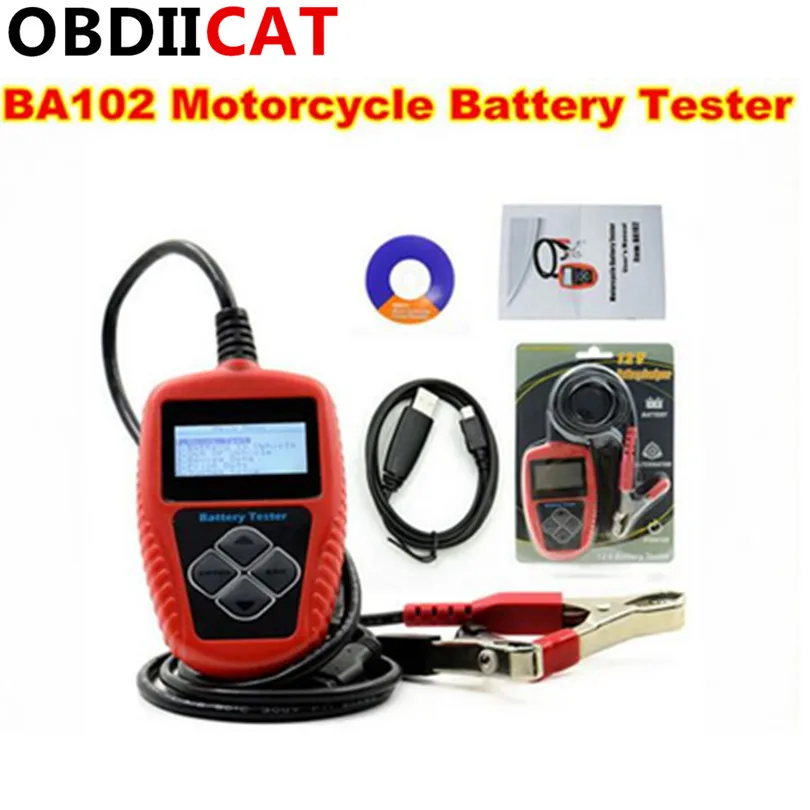 Wholesales Original OBDIICAT QUICKLYNKS BA102 Motorcycle Battery Tester