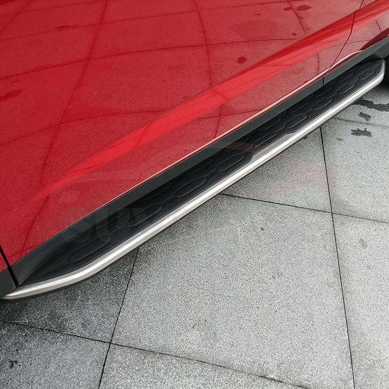 Шаг в сторону подходит для Jaguar E-Pace Epace бег доска Nerf бар алюминиевый сплав дизайн стайлинга автомобилей