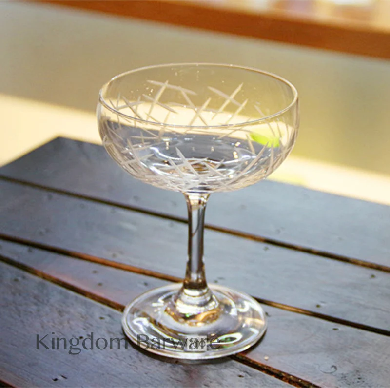 

Free Shipping Wide Mouth Champagne Cocktail Glass Martini Glass Set of 4