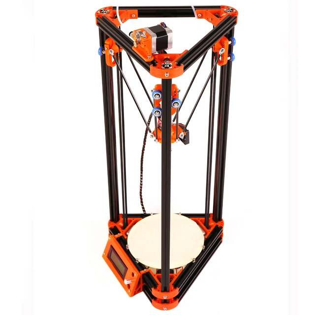 Cheap LCD Diy Mini 3d Printer Kits Kossel Delta Printer 3d With Heated Bed and Switch Power