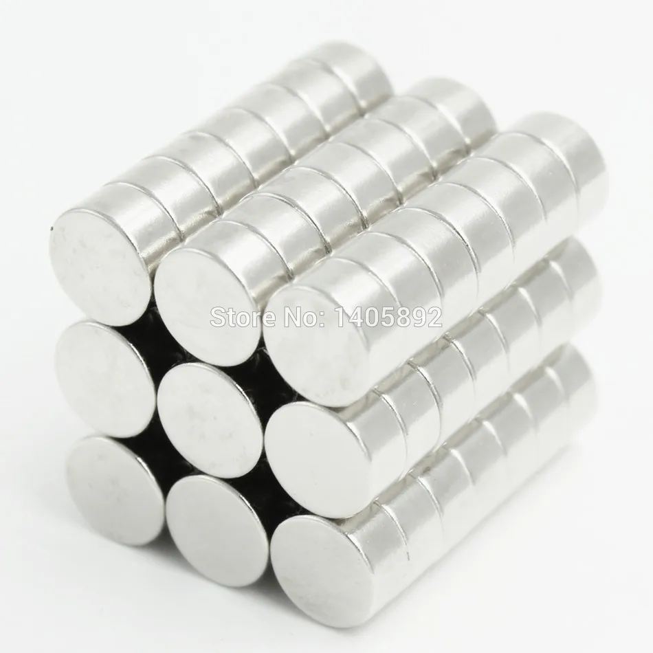 

10pcs Super Powerful Strong Bulk Small Round NdFeB Neodymium Disc Magnets Dia 10mm x 5mm N35 Rare Earth NdFeB Magnet