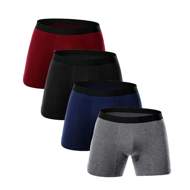 Pack Men Underwear Long Leg Performance Compression Boxer Briefs Mens  Boxershorts Breathable Quick Dry Soft Mens Sports Shorts - AliExpress