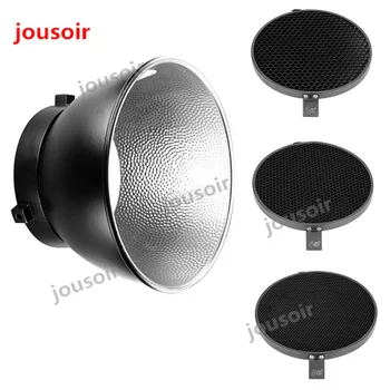 

18cm Standard Reflector Diffuser with 20/40/60 Degree Honeycomb Grid for Bowens Mount Studio Light Strobe Flash CD50