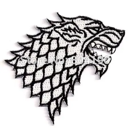 

Game of Thrones STARK House Movie TV FILM Embroidered LOGO Iron On Patch Customized patch available