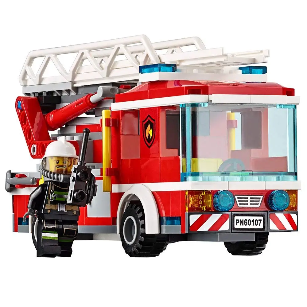 LEGO City Fire Ladder Truck 60107 (8)