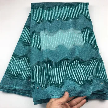 

Nigerian laces Fabric Embroidered African Net Lace Fabric High Quality Nigerian Lace For Wedding Dress CHYF11-4