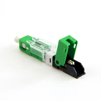 

100pcs ESC250D SC APC fast connector FTTH Field Assembly SC APC fiber optic fast connector free shipping