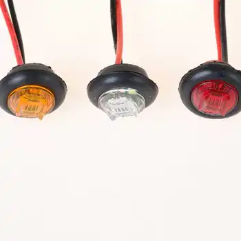 

10PCS 5color LED Side Marker Indicator 9-32V Car 0.75'' Clearance Lamp Rear Truck Trailer lights