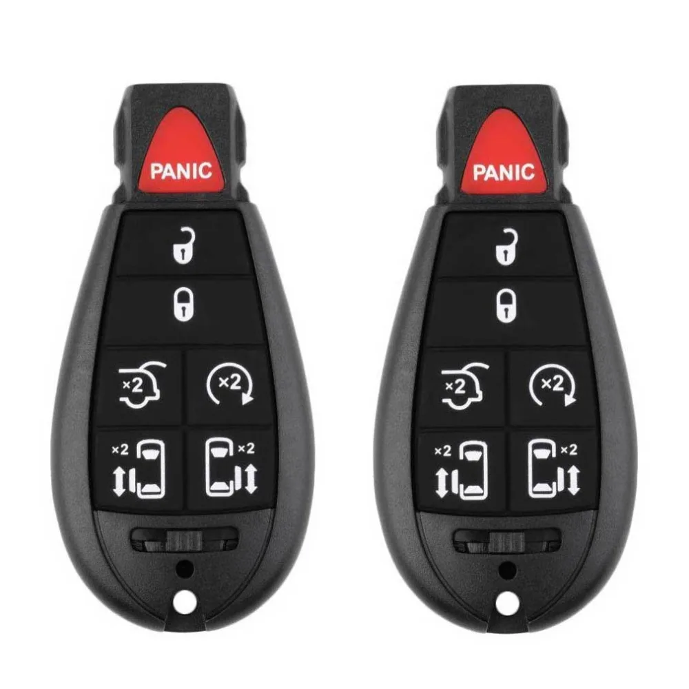 

7 Buttons Shell Case Keyless Entry Remote Control Key Fob for Chrysler Dodge