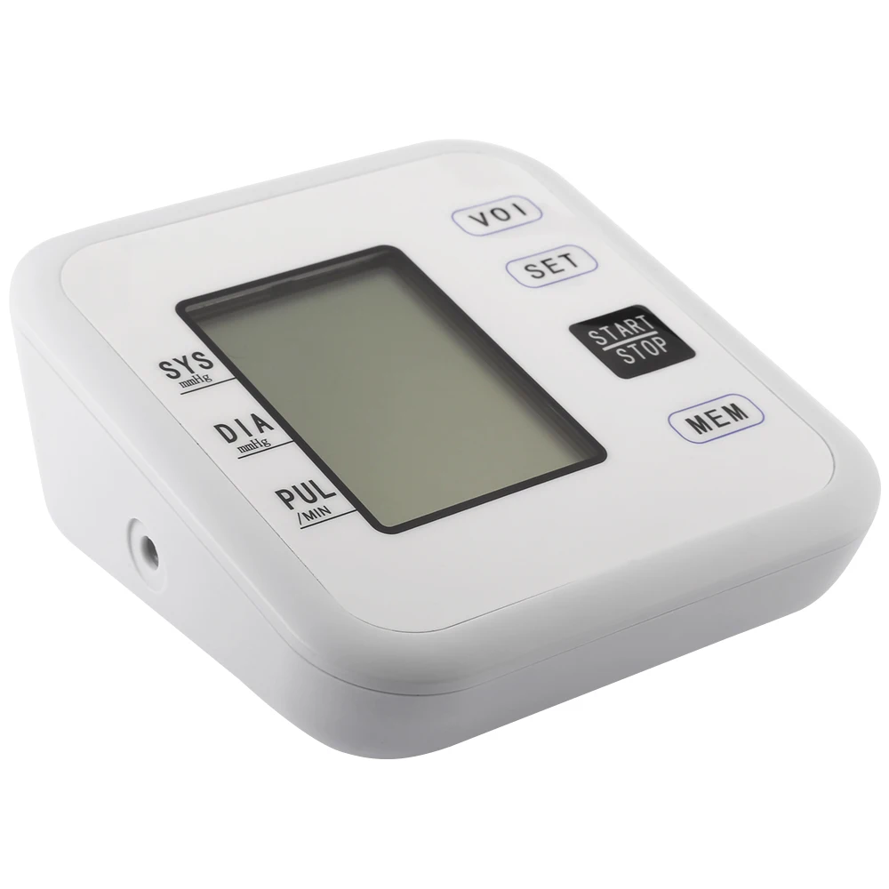 Gustala 2017 New Health Care Automatic Upper Arm Digital Blood Pressure Monitor Tonometer Meter LCD Display For Measuring Pulse