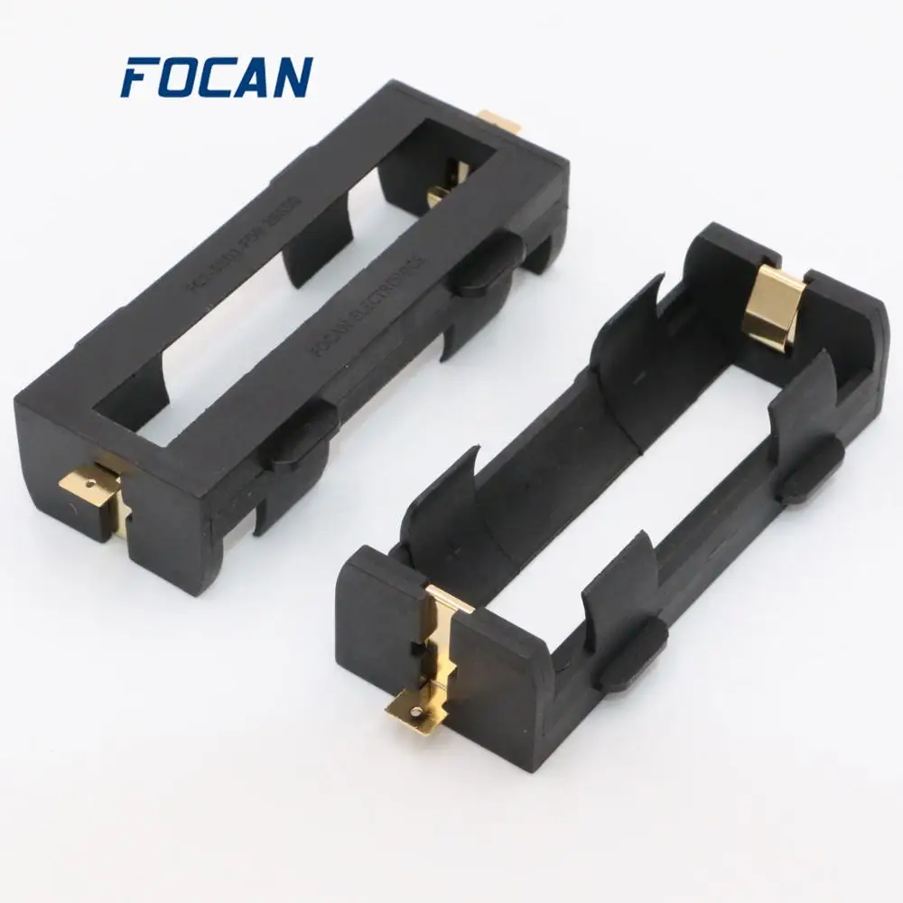 

Single 26650 Lithium Battery Holder Li-ion Batteries Storage Box Case 3.7V Plastic Black