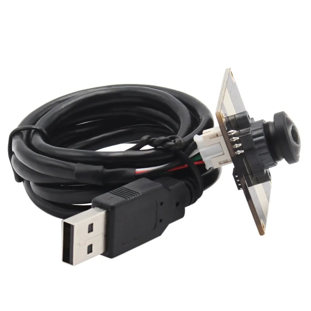 Широкоугольный модуль камеры ELP 1080P 2 мегапикселя UVC AR0330 CMOS USB с объективом