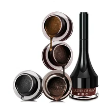 Коричневая натуральная кисточка для нанесения макияжа для бровей Водонепроницаемая легко носить карандаш для бровей