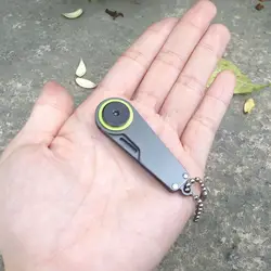 Абсолютно Новый мини портативный нож складной нож металлический брелок EDC Режущее Кольцо Для Ключей Camp Survive kit портативный Камп malzemeleri