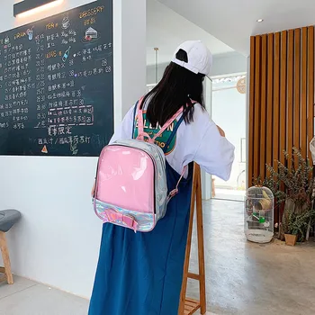 

Maison Fabre Women Ladies Fashion Transparent New Hot Sale Backpack Casual Bags women backpack school bags for teens Dropship #7