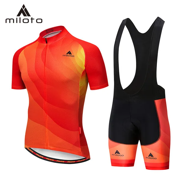 CBJ-M083-BTB MILOTO Велоспорт Джерси Набор MTB велосипед дышащие шорты одежда Ropa Ciclismo Bicicleta Триатлон uniforme ciclismo - Цвет: CBJ-M083-BTB