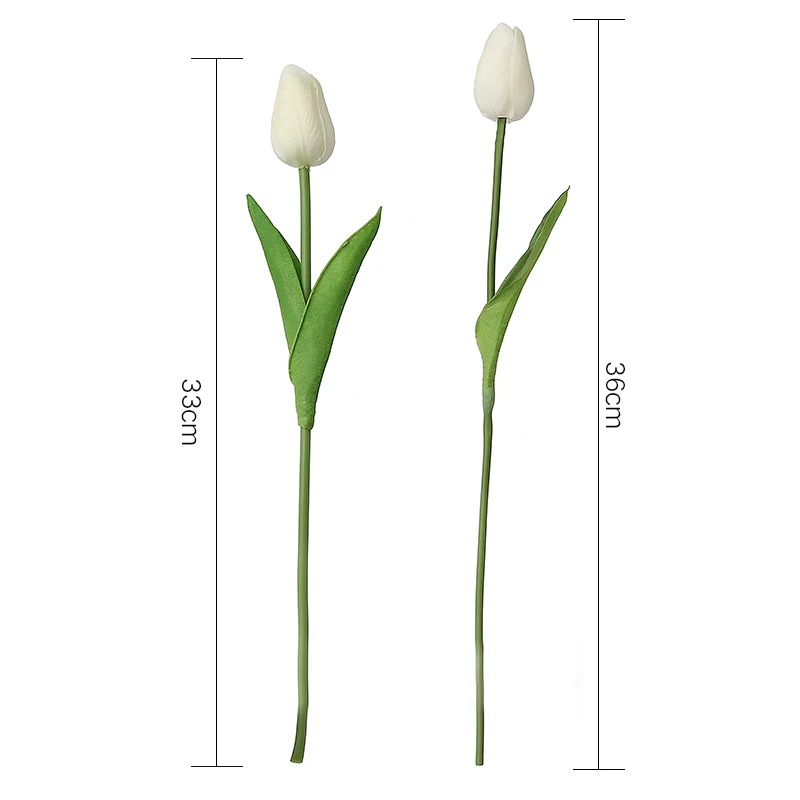Luyue 31 шт. Искусственные цветы тюльпаны Свадебные украшения Искусственный букет невесты Настоящее прикосновение поддельные цветы дома украшения сада