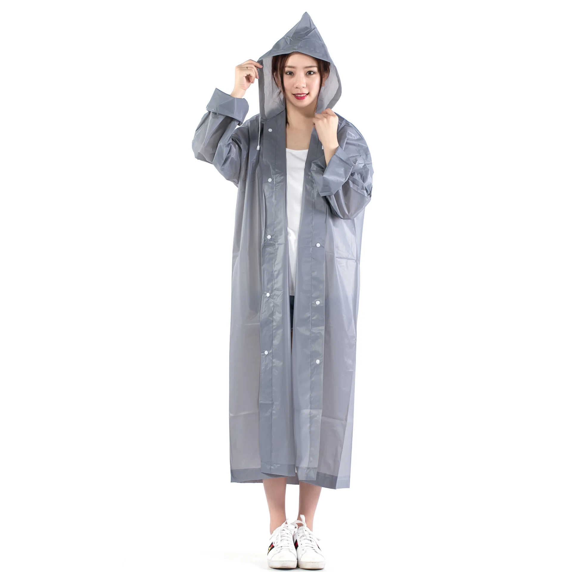 reptielen In hoeveelheid desinfecteren Mode Goedkope Vrouwen Lange Jas Semi Transparante Waterdichte Hooded  Regenjas Eva Vriendelijke Eva Transparante Dunne Regenjas Vrouwen|thin  raincoat|raincoat womenraincoat women fashion - AliExpress