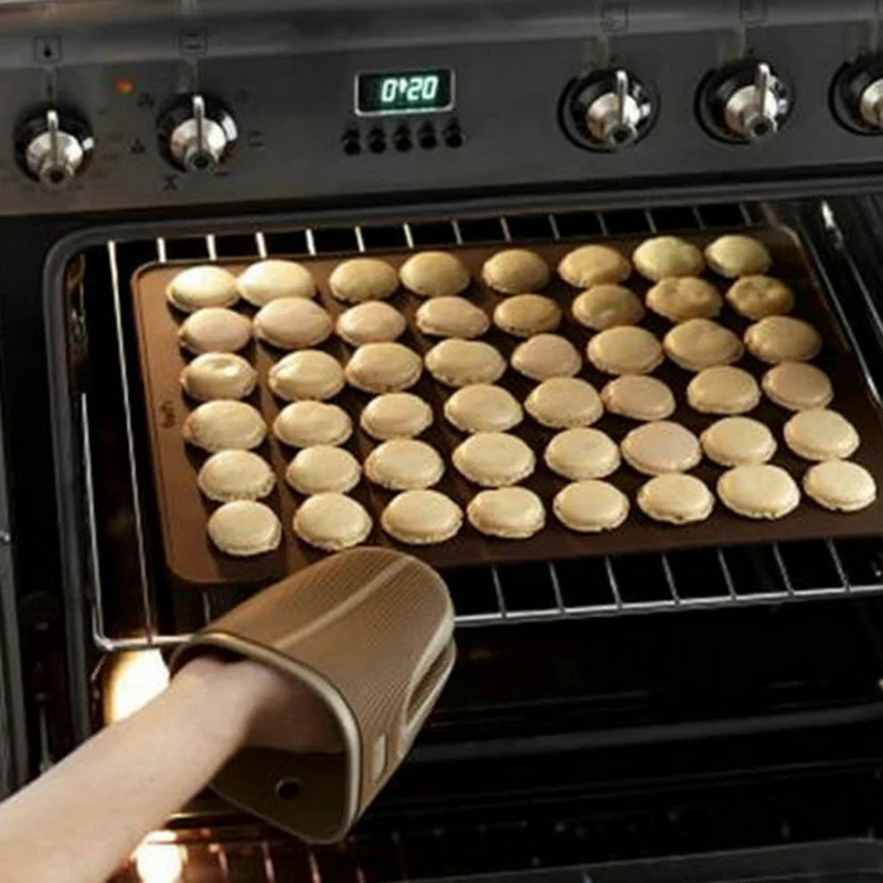 

48 Holes Silicone Macarons Macaroon Pastry Cake Cookies Muffin Oven Baking Sheet Mat Mould SQ263