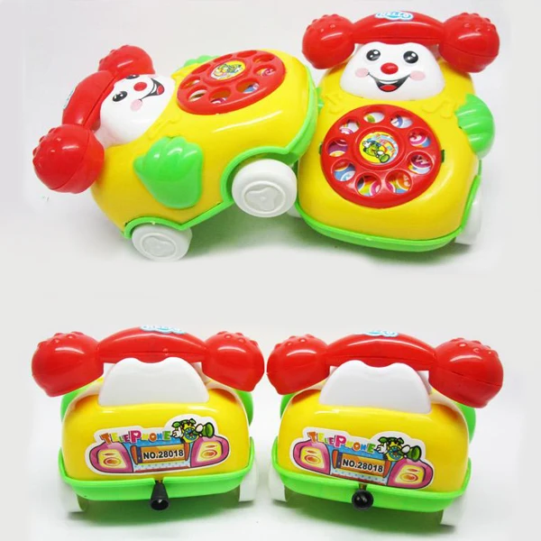 2018 Новый 1 шт. детские игрушки музыка мультфильм телефон Обучающие Развивающие детские игрушки подарок для мальчиков и девочек