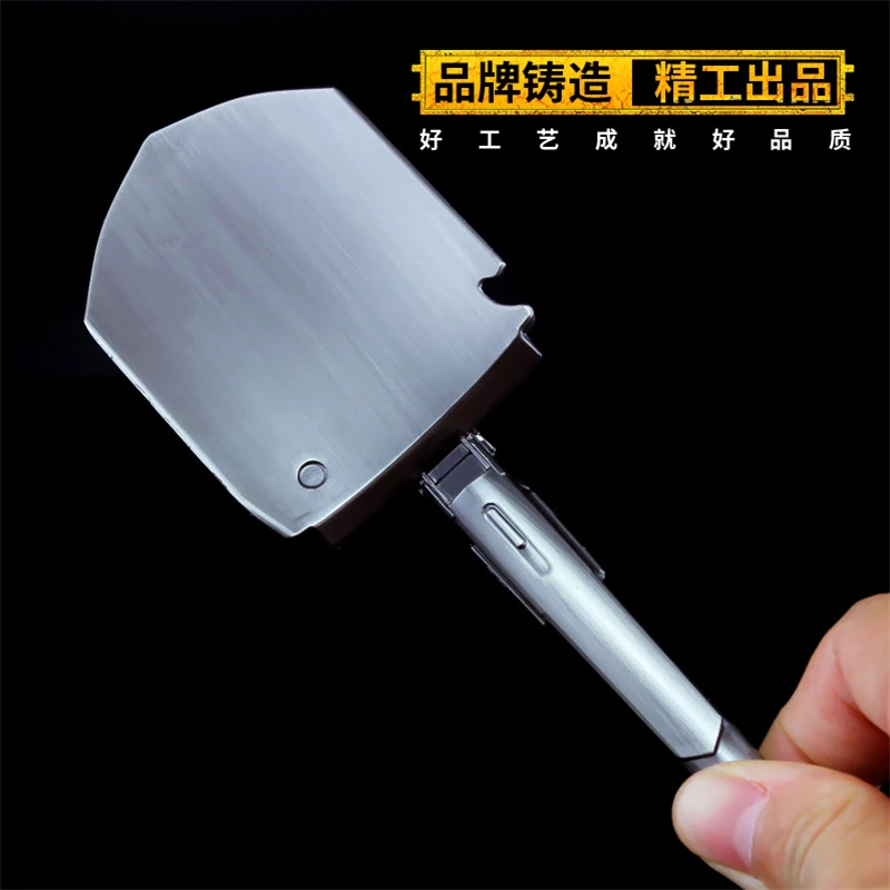  Game Playerunknown's PUBG Jedi Survival Battle Royale Shovel Alloy Weapon Warrior Key Buckle Full M