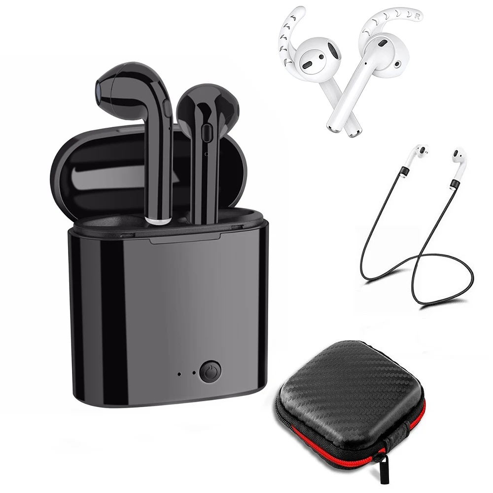 

for Apple Earpods I7s TWS Wireles Bluetooth In-Ear Earphones Earbuds Set I8 I9 Earbuds Earplugs Earpieces Headset