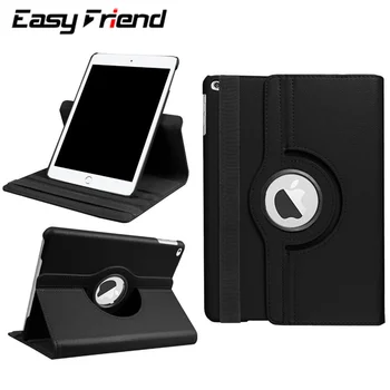 

Tablet Case For Apple iPad 2018 2017 9.7 inch New iPad2017 iPad2018 360 Rotating Bracket Flip Stand Leather Cover
