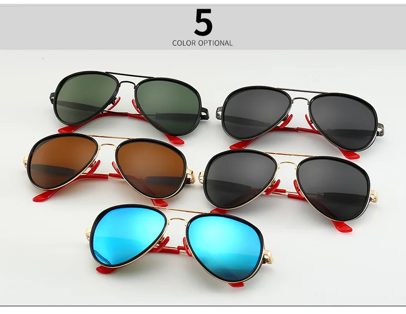 JackJad Modern Vintage Aviation Style Punk Sunglasses Red Nose Pad Men Polarized Brand Design Sun Glasses Oculos De Sol