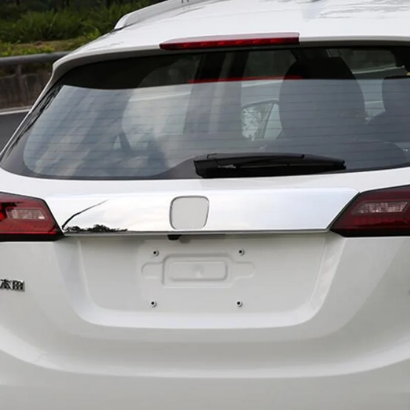 Tonlinker внешняя задняя крышка с логотипом наклейка s для HONDA VEZEL HRV-19 автомобильный Стайлинг 1 шт. ABS хромированная крышка наклейка