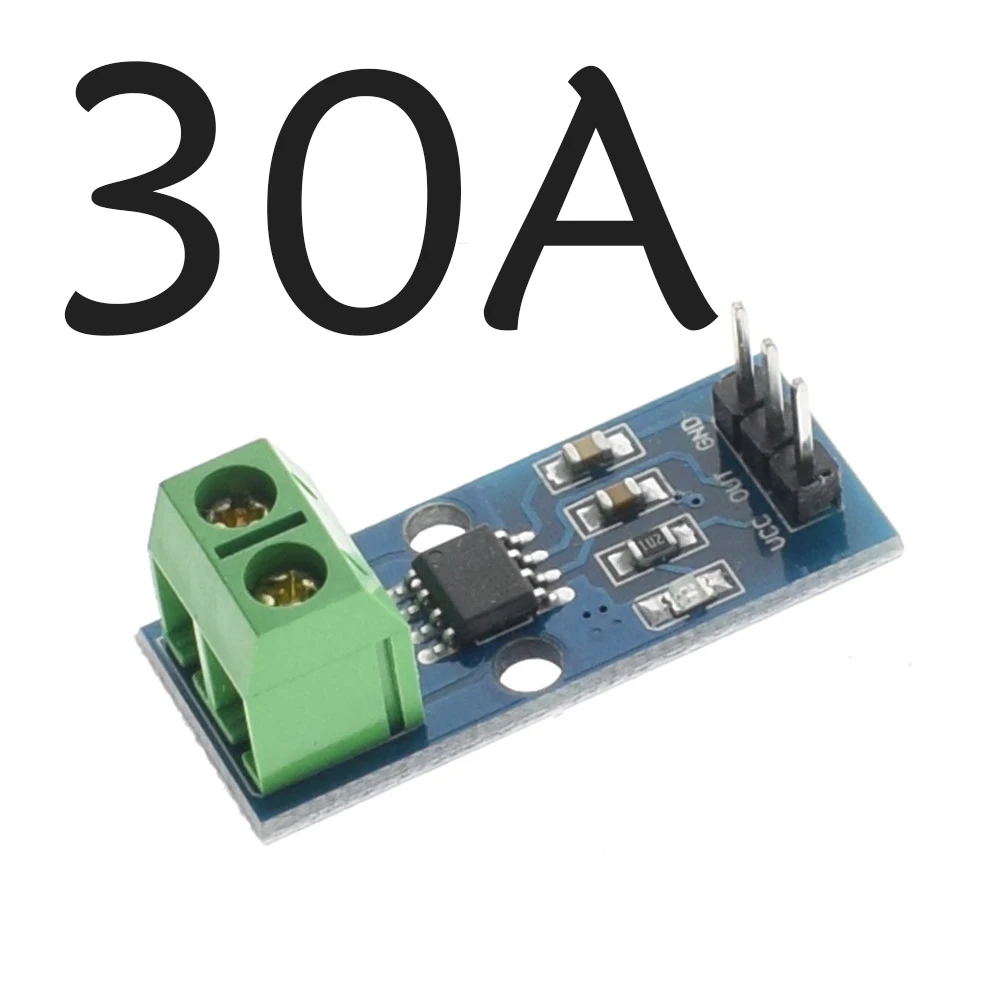 1 шт. 5A/20A/30A зал Текущий сенсор модуль ACS712 модель для arduino - Цвет: ACS712 30A