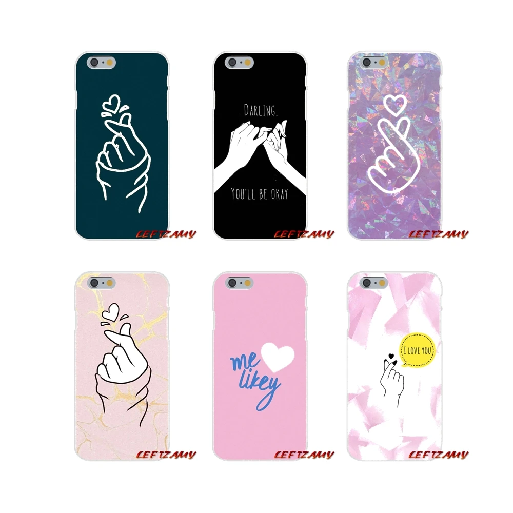 Силиконовый чехол для Xiaomi Mi6 Mi 6 A1 Max Mix 2 5X 6X Redmi Note 5 5A 4X 4A 4 3 Plus Pro k pop Love on the finger kpop heart |