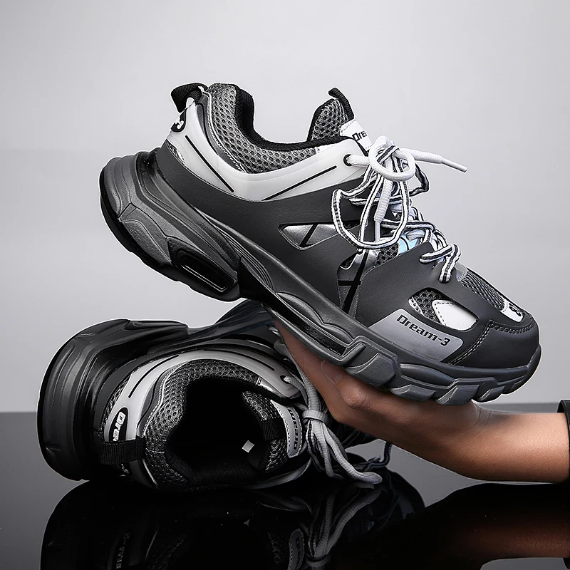 Летняя мужская обувь для бега, мужские кроссовки для прогулок, бега, трекинга, Рабочая обувь для отдыха, Мужская обувь для фитнеса, спортзала, спортивная обувь из сетчатого материала