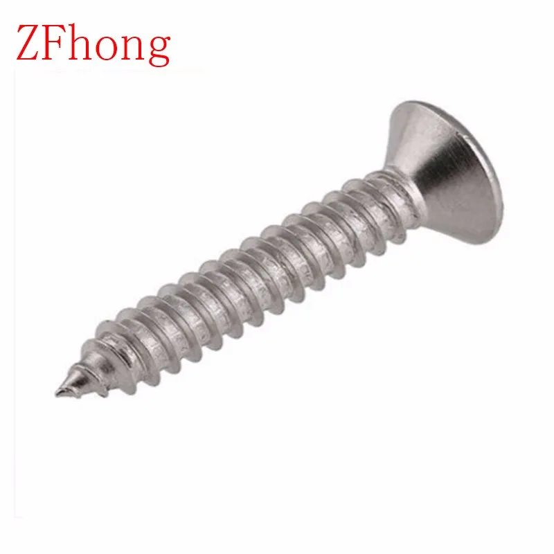 Fasteners Panel Screws 100pcs/lot Stainless Steel Pan Head Self Tapping Screw M1 M1.2 M1.4 M1.6 M1.7 M2 M2.2 M2.3 M2.6 M3 Nails Color : 6mm, Size : M1.2